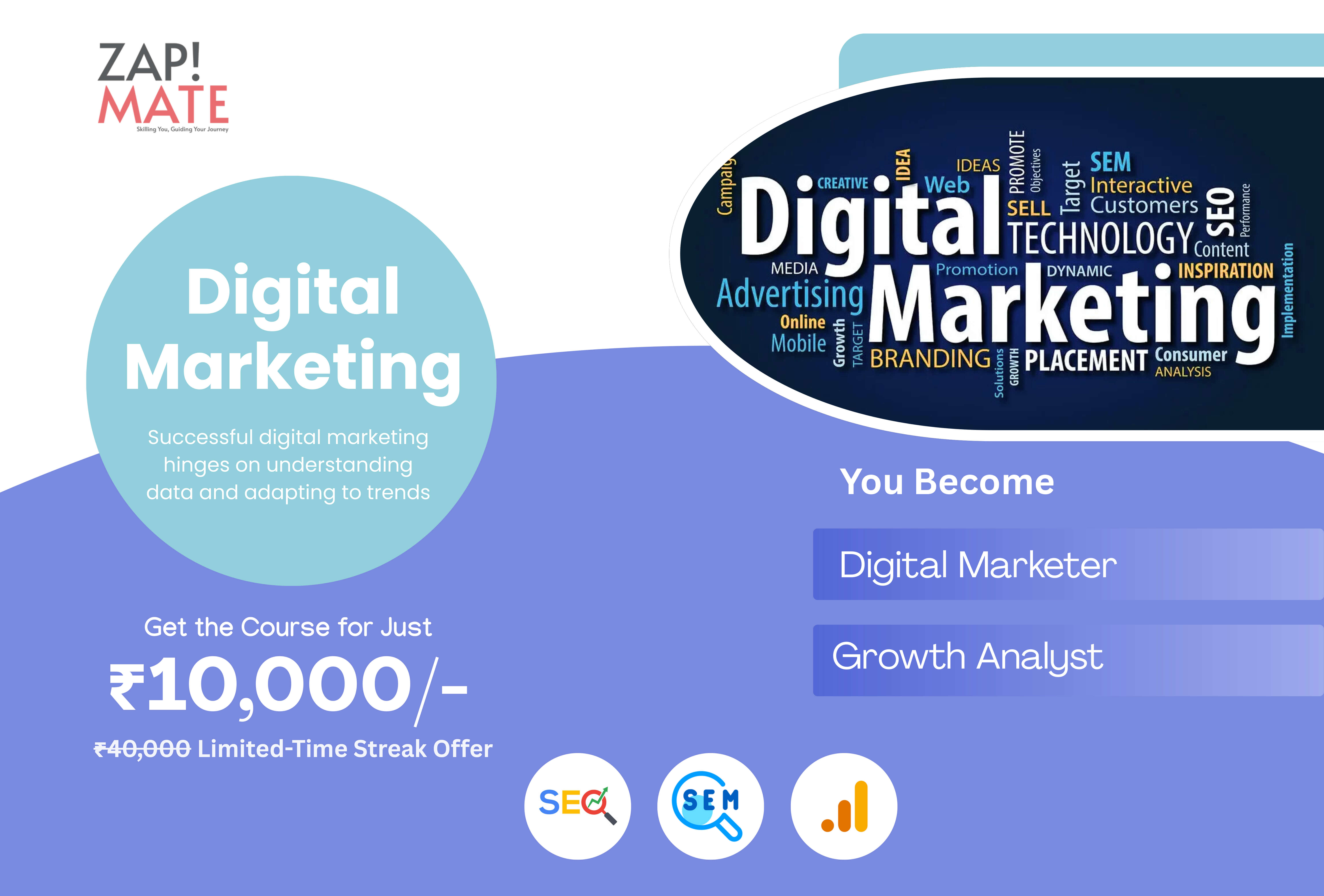 Digital Marketing Course by Zapmate & Saascrew
