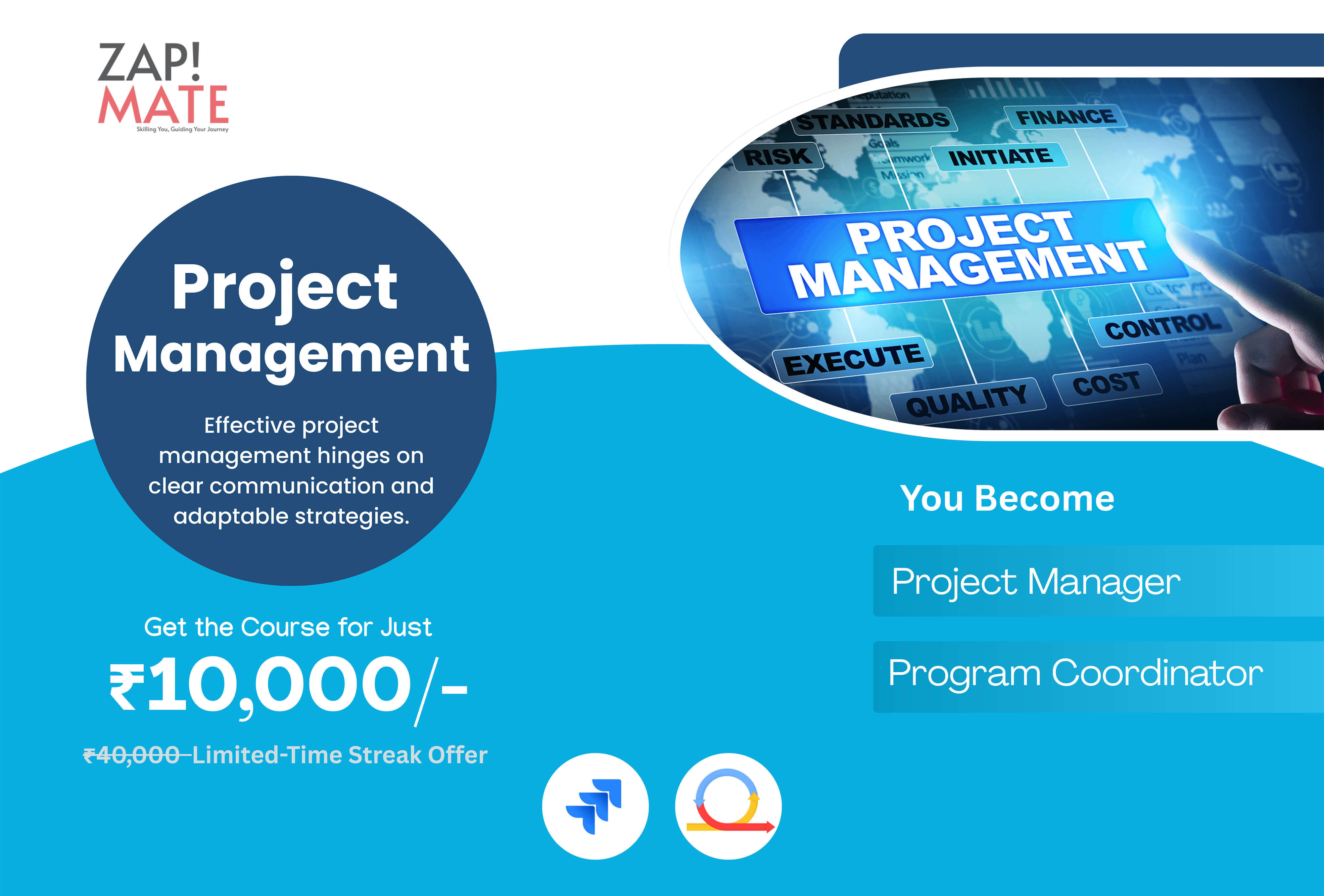 Project Management Course by Zapmate & Saascrew